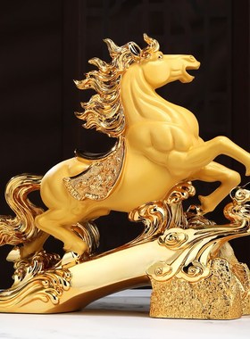 马到成功马摆件招财客厅办公室桌面酒柜装饰品送领导乔迁开业礼物