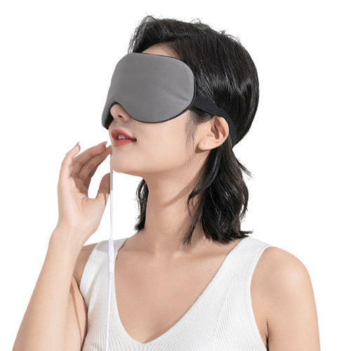 蒸汽发热眼罩充电加热缓解眼疲劳干涩睡眠遮光高温热敷护眼男女士