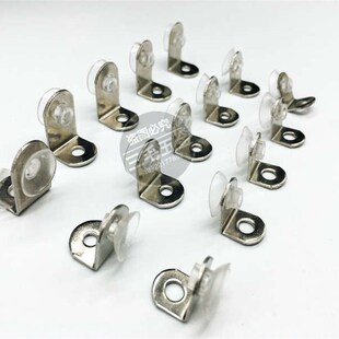 加厚纯不锈钢玻璃层板托7字隔板托玻璃托架橱柜角码钉木板层板托