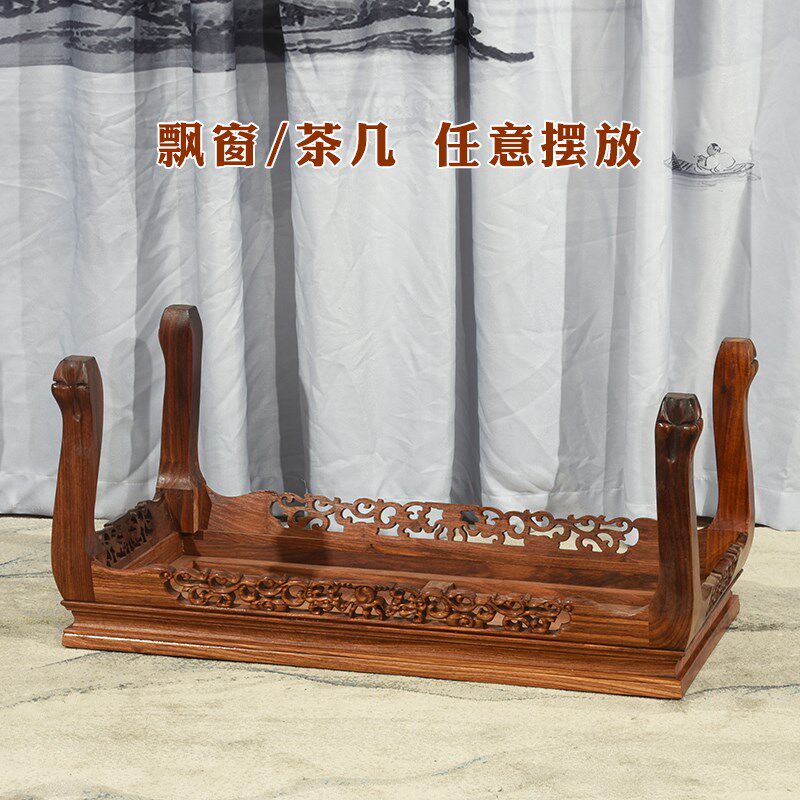 花梨木长方小茶几茶台虎脚炕几中式红木炕桌榻榻米桌子地桌矮桌