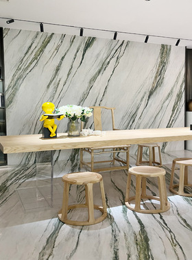 岩板900x2700柔抛客厅大理石密缝瓷砖防滑地板砖电视背景墙砖