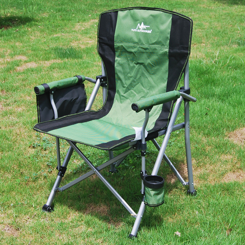 户外折叠椅子便携式钓鱼椅凳自驾游车载野餐折叠椅扶手导演折叠椅