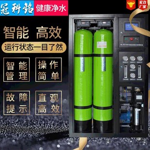 1吨RO反渗透设备智能全自动工业纯水机去离子桶装水商用直饮水机