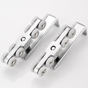 超静音移门滑轮推拉滑移门吊门滑道卫生间木门移门吊轨道重型吊轮