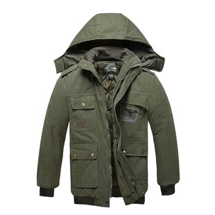 冬季军绿色加绒棉衣男加厚防寒保暖工作棉L服迷彩棉袄汽修电焊劳