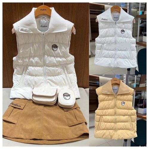 韩国高尔夫球服女装保暖马甲