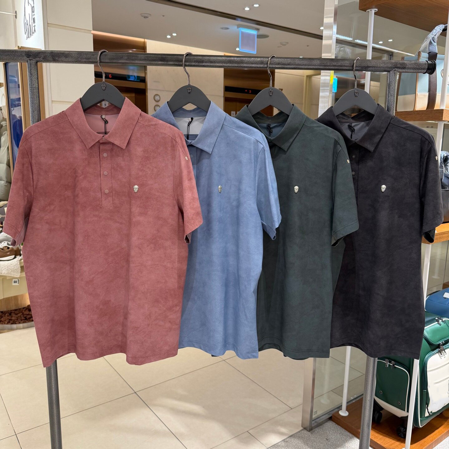 韩国高尔夫服装男士短袖上衣26春夏百搭骷髅标志golf运动速干T恤