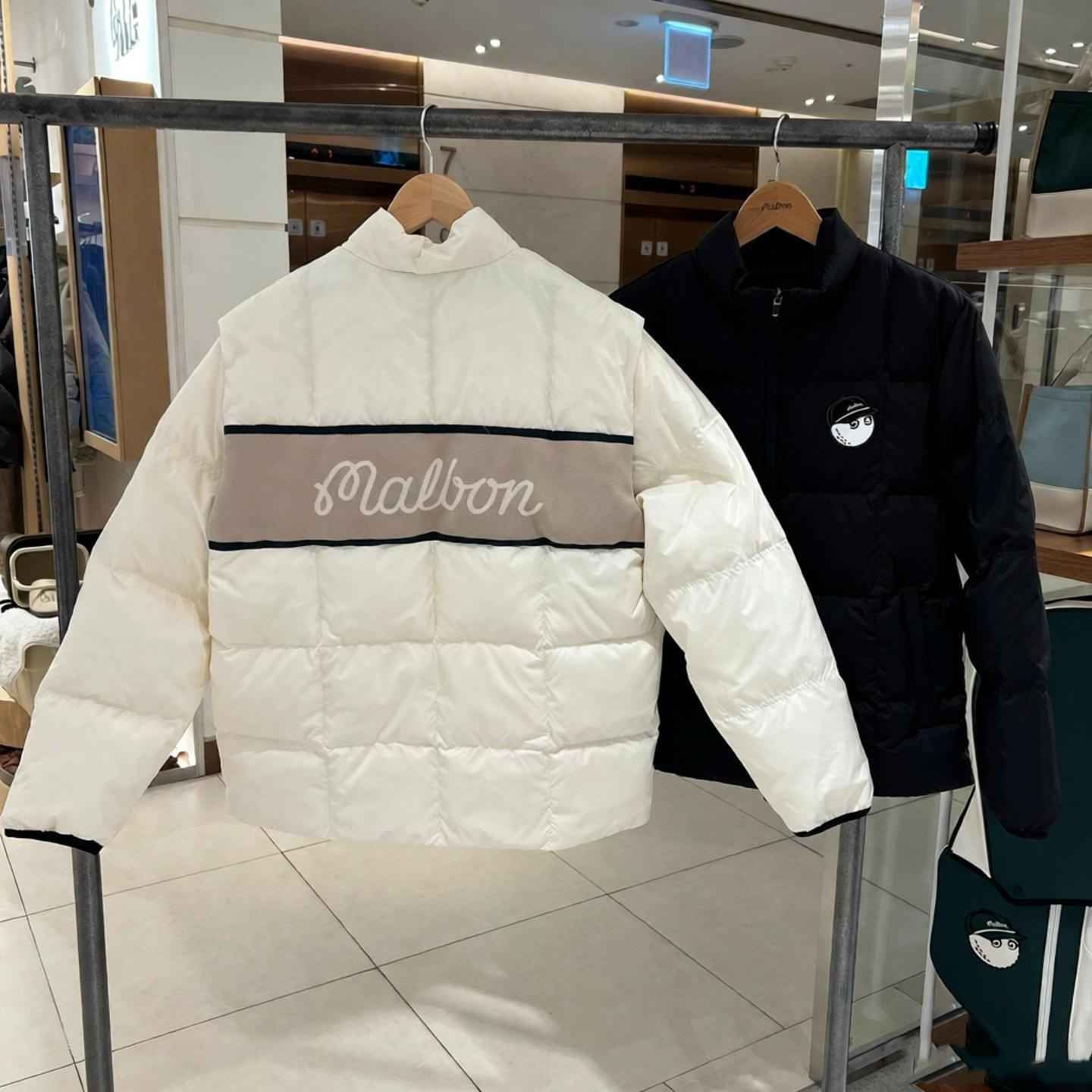 韩国高尔夫服装男士羽绒服