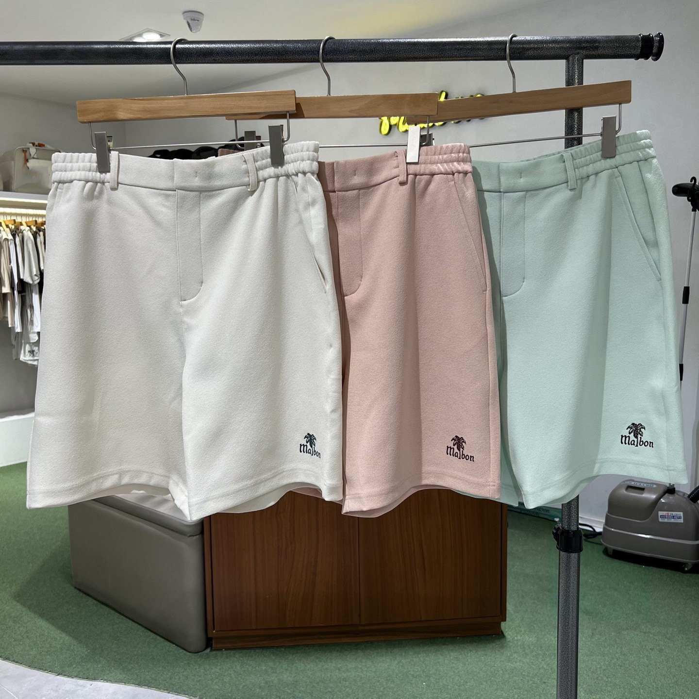 韩国高尔夫服装男士运动短裤26夏季休闲百搭抽绳松紧腰直筒中裤