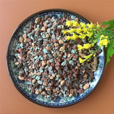 虹彩石厂家供应多肉铺面栽培基质颗粒虹彩石透气透水八合一彩虹石