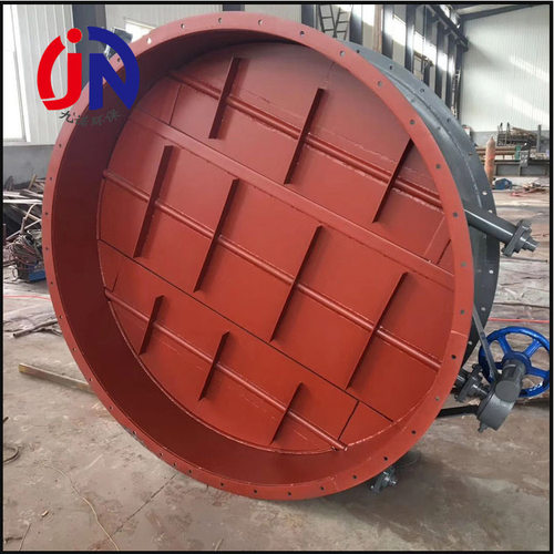 厂家定制电动通风蝶阀执行器气动风门法兰碳钢圆口手动涡轮调风阀