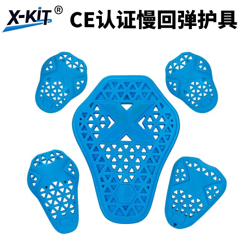 3H摩托车骑行护具 铠特护具CE2级慢回弹护跨护膝护背护肘护肩护胸