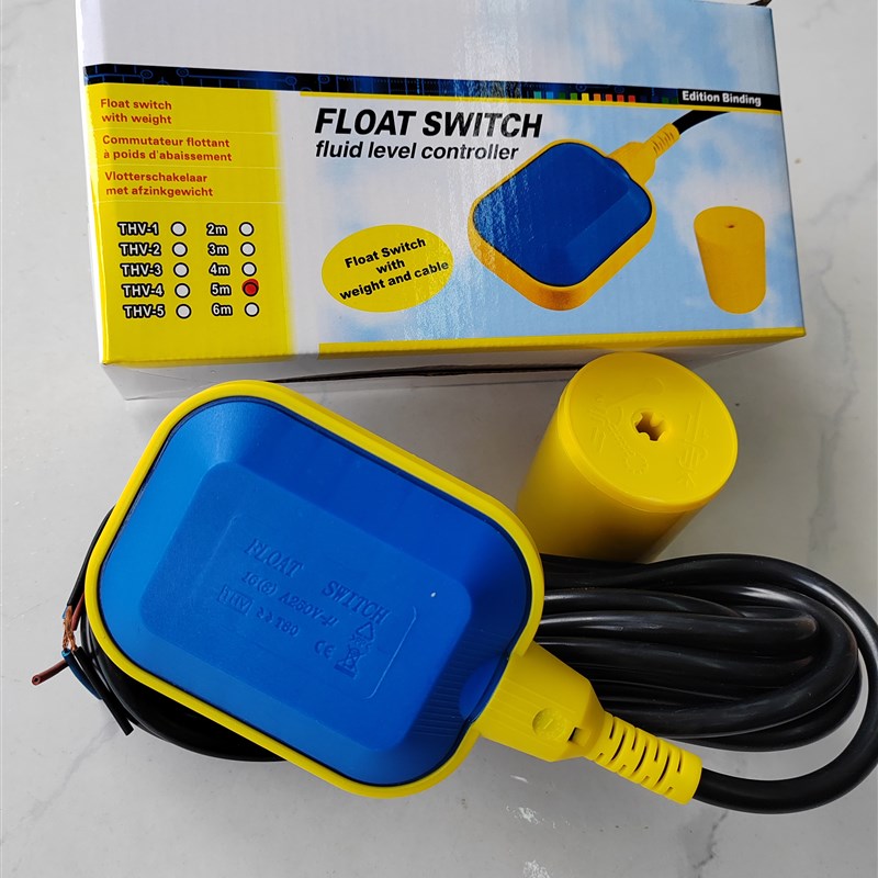 THV-2浮球液位开关自动供排水控制器2米4米5水塔水箱水泵水位浮球