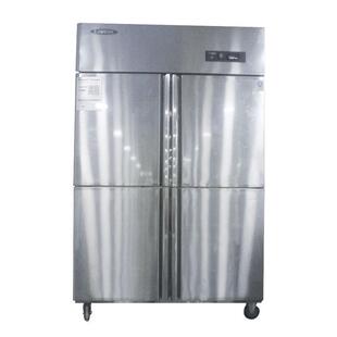 洛德四门风冷冰箱无霜无水雾铜管商用酒店饭店厨房双温四门冰箱