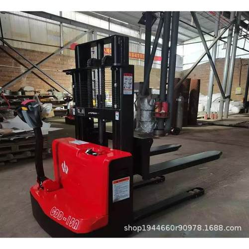 DIDING2吨电动堆高车步行式全电动堆高车电动升高叉车