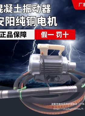 安阳插FHX入式土混凝土动器器单三相水泥振动振棒电机混凝振动纯
