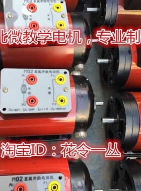 M02直流并励电动机导轨底脚185W 教学设备 教学电机 直流电机