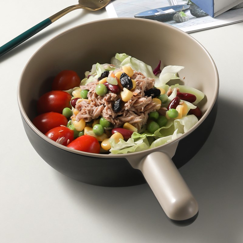 密胺麻辣烫碗创意沙拉水果手柄碗螺蛳粉汤粉碗拌面饭碗面条碗商用