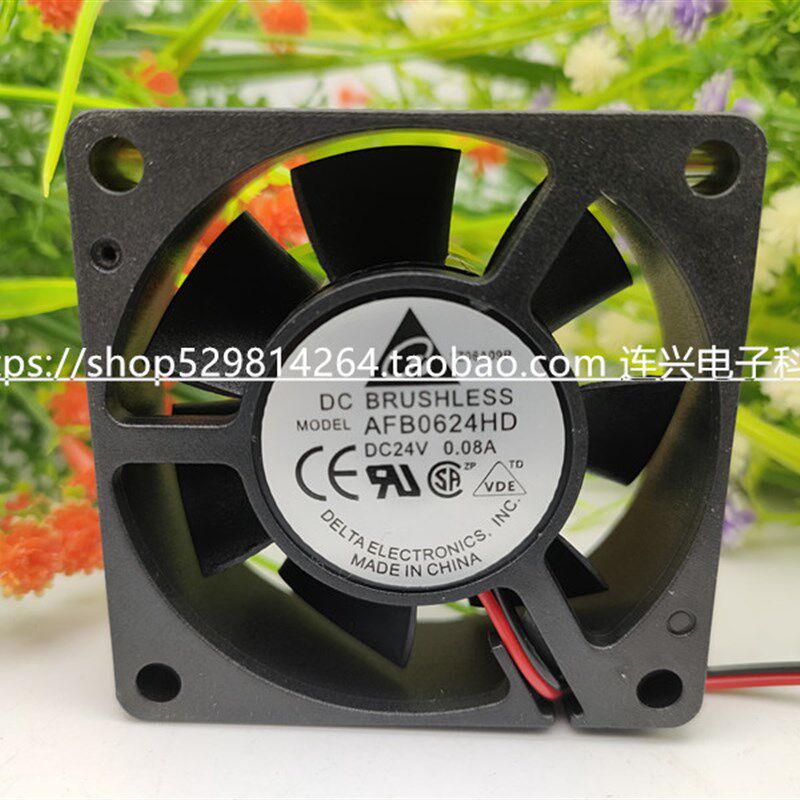 全新DELTA AFB0624V/E/SHD/HD/HHD/MD/HB/LD 6020 24V 散热风扇