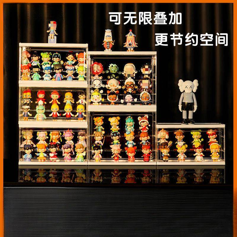 置厂家直销展盒盲款盒架子RKM收纳物架手办墙立牌透示明摆柜