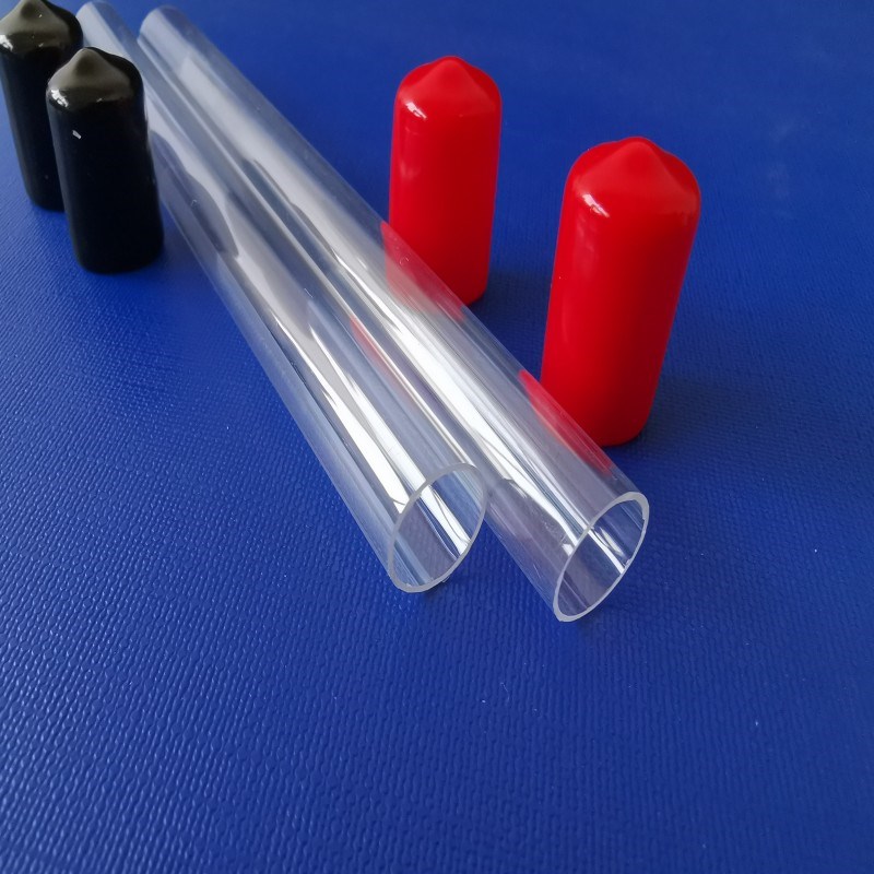 PC透明管硬管圆管透明包装管带堵头防尘环保高透明外径11内径10mm