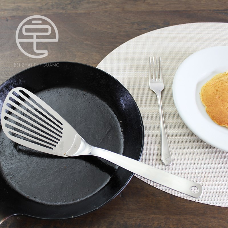 好材质,好设计。日本进口不锈钢18-8柳宗理锅铲斜铲煎铲锅铲控油