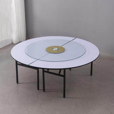 酒店餐桌2米10人动15人20店人人16家用电饭商用餐厅3大圆桌面DLL