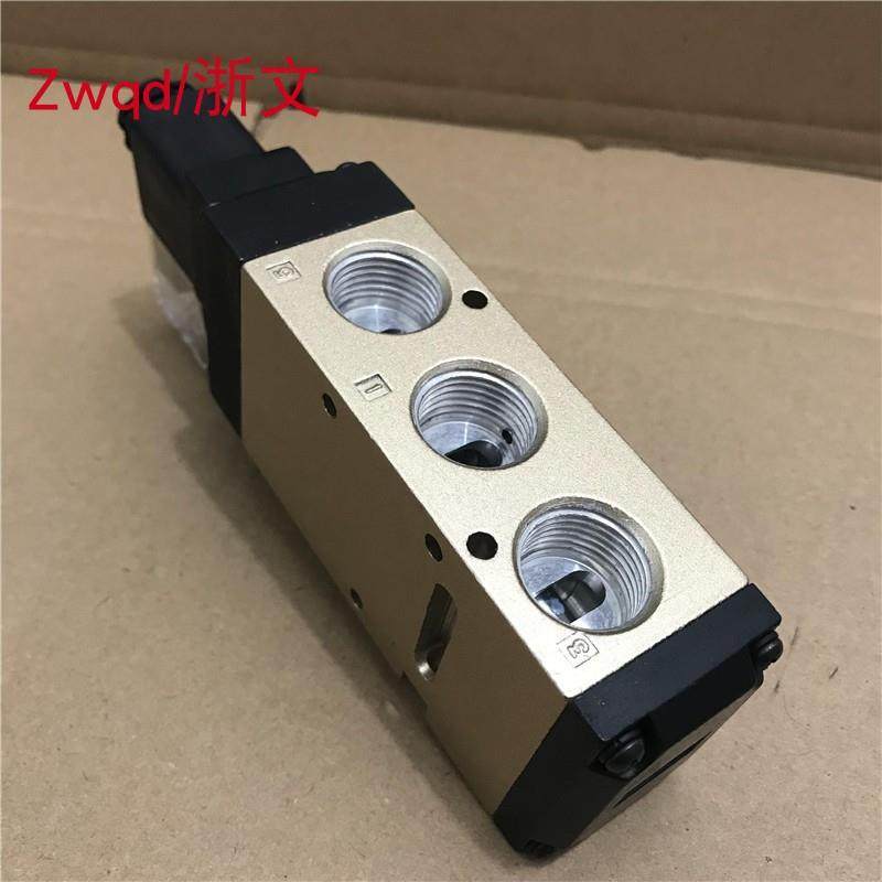 磁阀H61C0DH6100电0 电A220V DC24VD换向阀4分二位五通G1/2