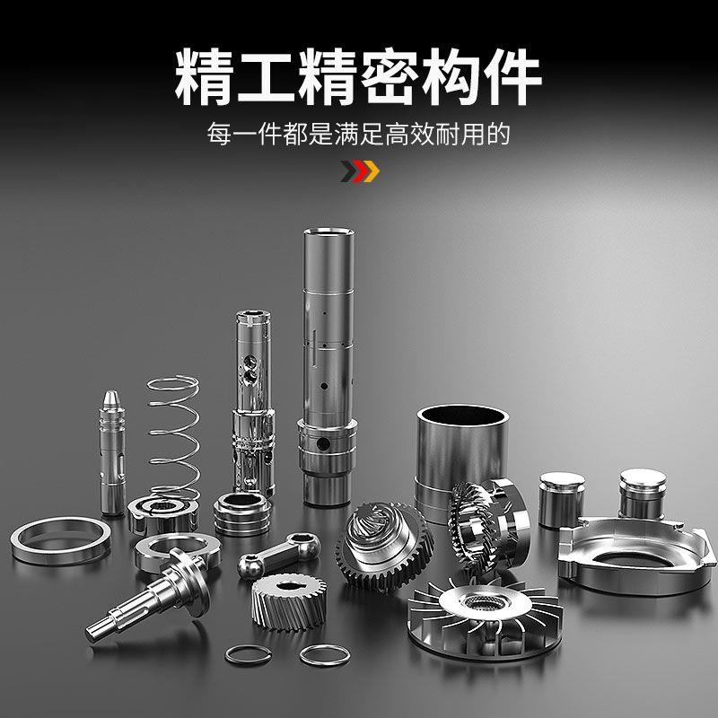 美国亚双用大用功率两锤电镐侧开关多雷功能QJD气缸冲击电钻工具