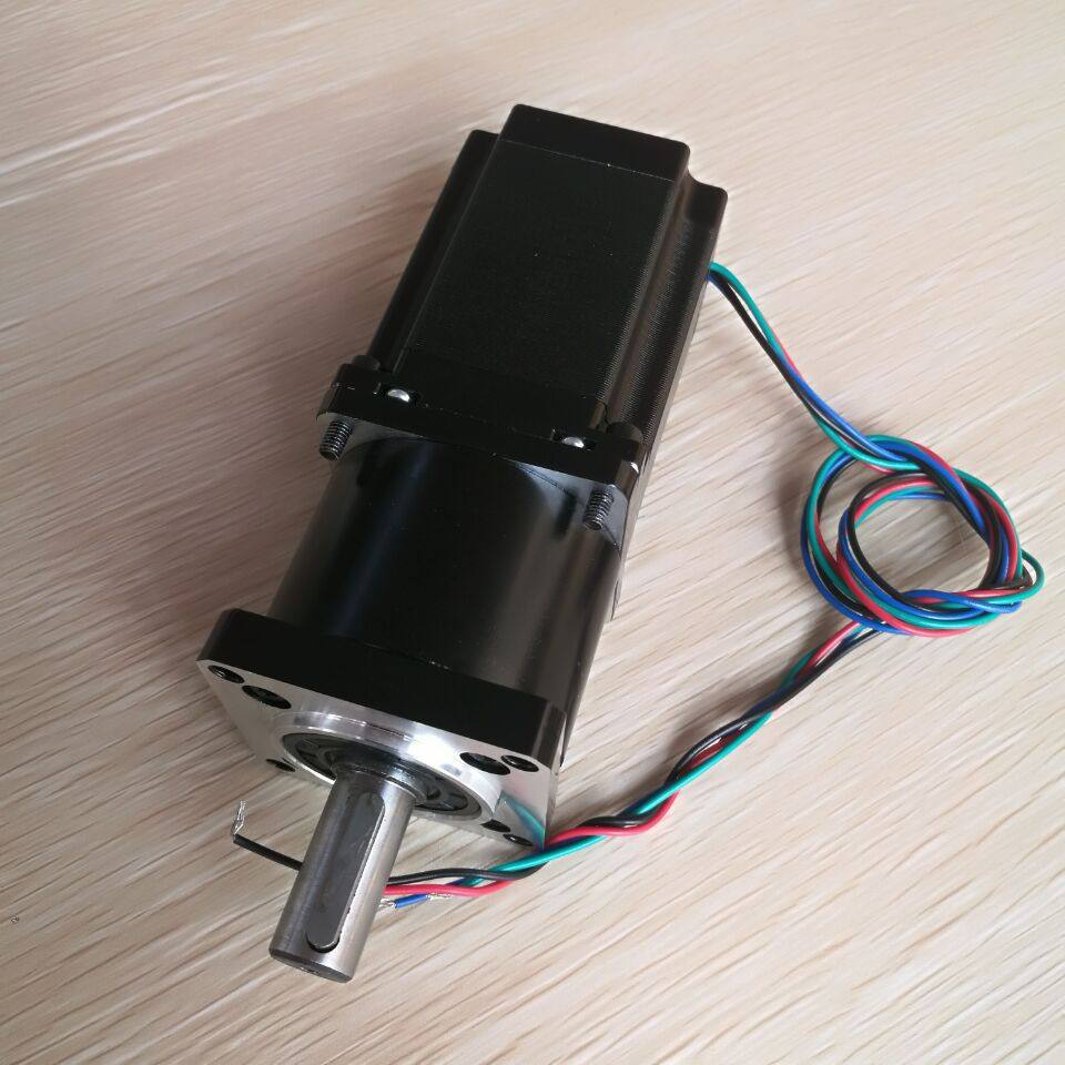 57行星减速机电机 减速比1:50 大力距 Nema23齿轮箱减速电机 57mm