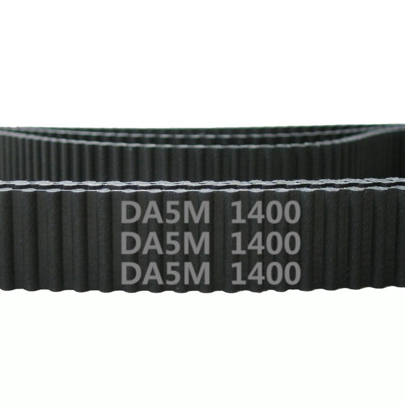 双面齿HTD  DA5M 1400 280齿 橡胶 同步带 圆弧齿 同步工业传动带