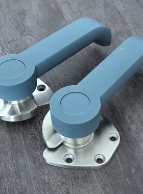 019灰色把手蒸柜蒸箱蒸饭车门把手蒸汽柜蒸饭机拉手把手扳手手柄