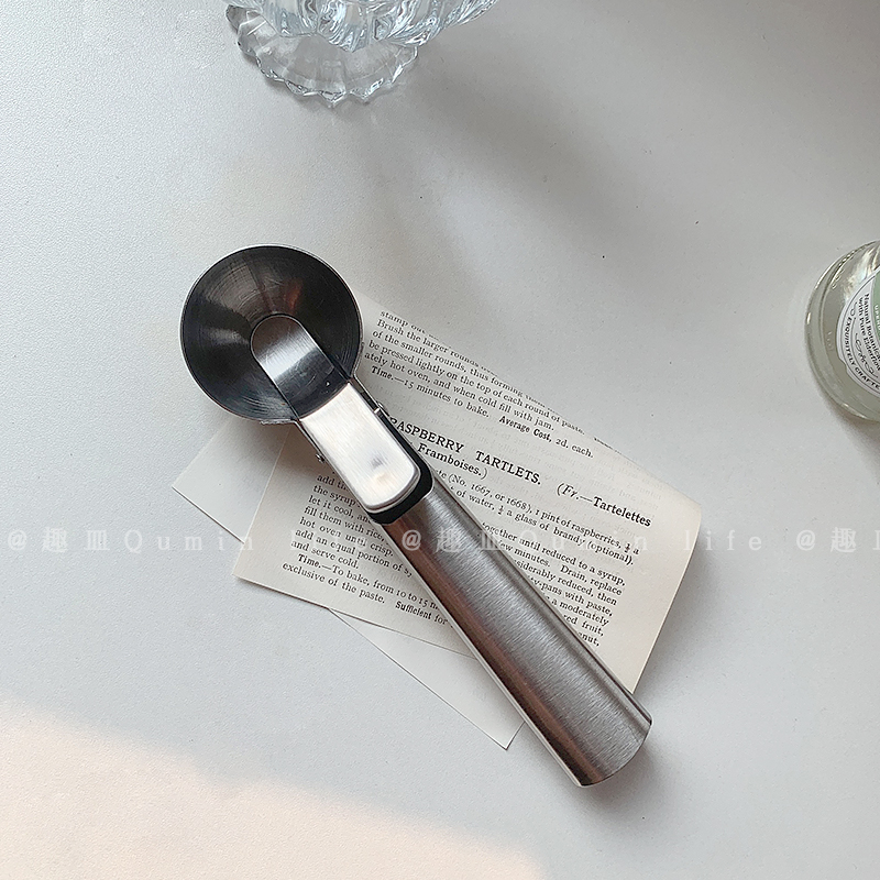 ins不锈钢挖球勺韩国金属水果挖球器工具西瓜勺子冰激凌挖球勺子