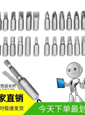 飞达钻批头组套六角柄电动批头螺丝DSG刀头锂电手电筒钻批头套头