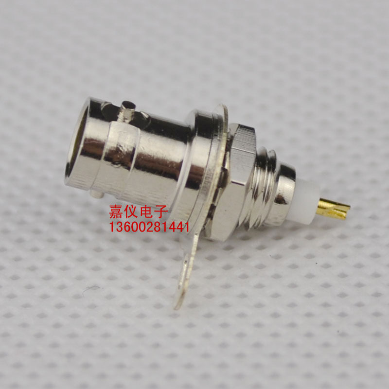 超声波探头Q6接头 迷你BNC接头 BNC-K带螺母引线垫片 射频连接器