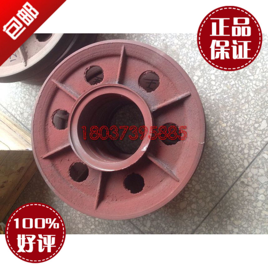 行车 双梁吊钩轮片/双梁滑轮组/重型吊钩滑轮片 铸铁轮片定滑轮