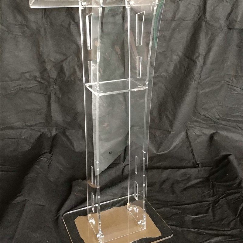 现货全透明亚克力演讲台接待台简约台桌水晶讲台迎宾台咨客台定制,商业/办公家具,演讲台/演讲桌,淘宝优惠券,粉丝福利购,淘宝优惠卷