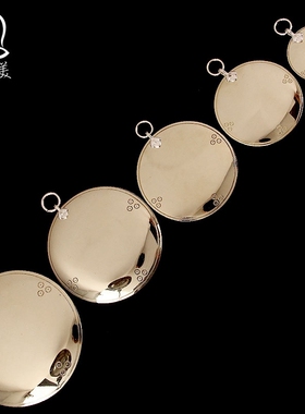 纯铜凹镜凸镜招财铜镜家用镜子门口装饰挂件用品随身配件结婚摆件