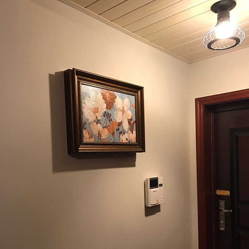 美式电表箱装饰画可o推拉配电箱电闸箱装饰盒空开箱遮挡箱电表箱