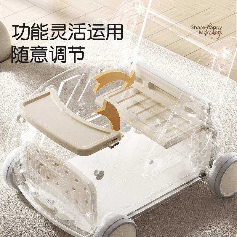 婴儿学步车儿童多功能手推车防摔防o型腿宝宝学走路周岁玩具礼物