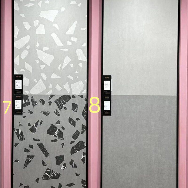 灰色微水泥瓷砖600*1200客厅卧室商铺阳台橙色水磨石地砖厨卫墙砖