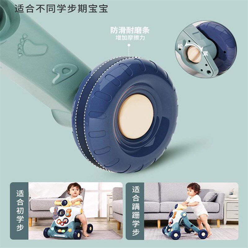 婴儿学步车宝宝一周岁多功能手推车防o型腿推推乐助走路神器玩具
