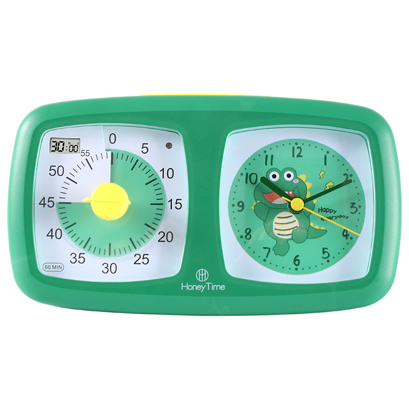 多功能儿童自律闹钟学生用时间管理男孩专用可视化静音计时器时钟