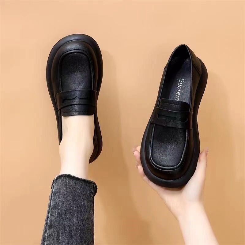 厨师鞋女春季防水防滑防油耐磨厨房工作鞋黑色防臭平底专用医护鞋