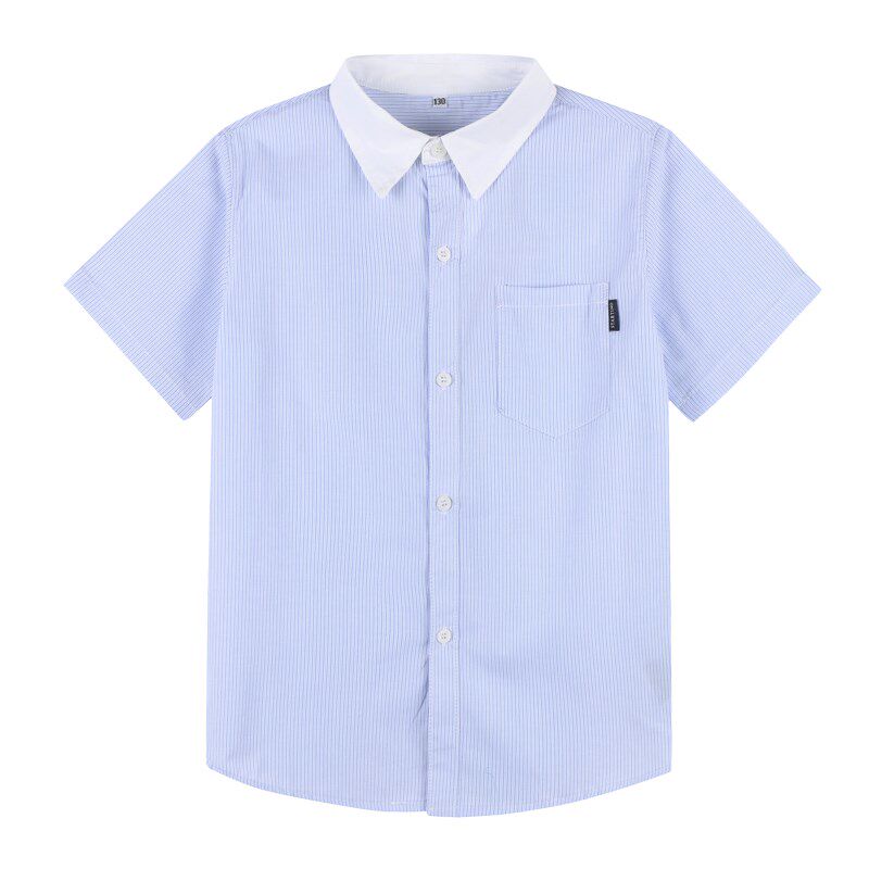儿童宝蓝色棒球服套装郑州金水区优胜路小学校服浅灰色直筒运动裤