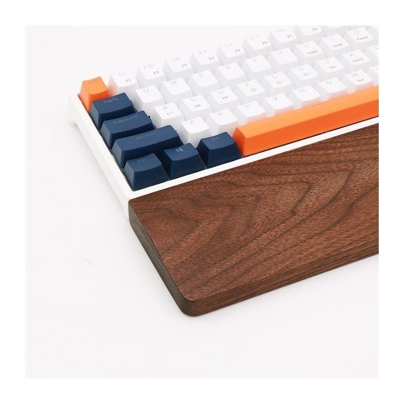 新款机械电竞键盘腕托掌托黑胡桃实木原木护腕垫手托垫定制68/84/