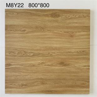 新款800*800通体仿古木纹客厅卧室房间瓷砖600*600厨房化妆室阳台
