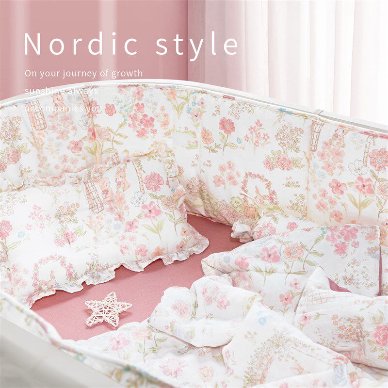 婴儿床床围软包防撞宝宝拼接床围栏挡布儿童防护围挡a类透气