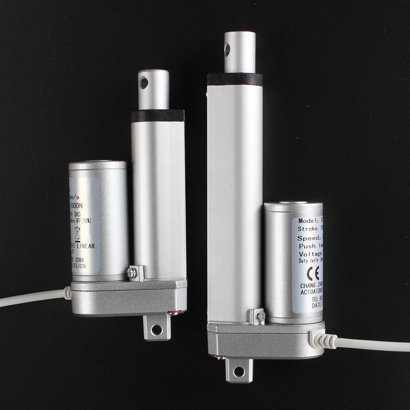 罗伊尔电动推杆伸缩杆12v24V大推力电缸升降杆智能U遥控垃圾分类