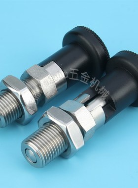 ZAM21/ZAM31/ZAM32旋钮柱塞自锁型分度销弹簧分度螺栓定位拉拔销